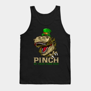 Warning Pinch at your own Risk I Funny St. Patrick's Day graphic Tank Top